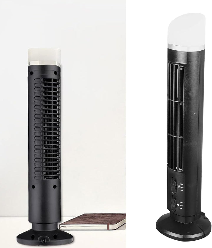 Cuifati Turmventilator für Schlafzimmer, 90° Oszillierender Persönlicher Tischventilator, 13 Zoll Kl