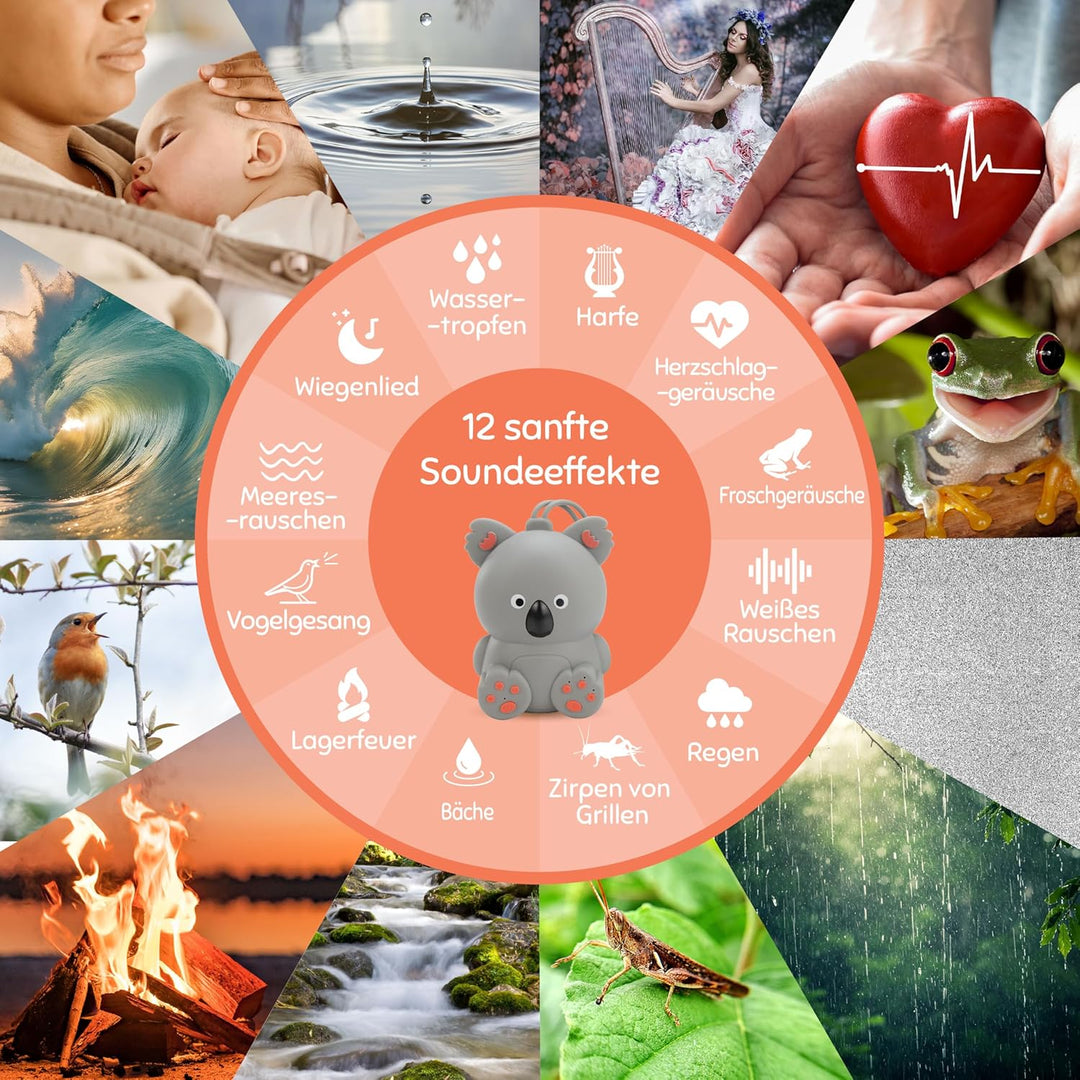 Science4you Sleepy Koala White Noise Machine – Weisses Rauschen für Baby, Weisses Rauschen Gerät mit