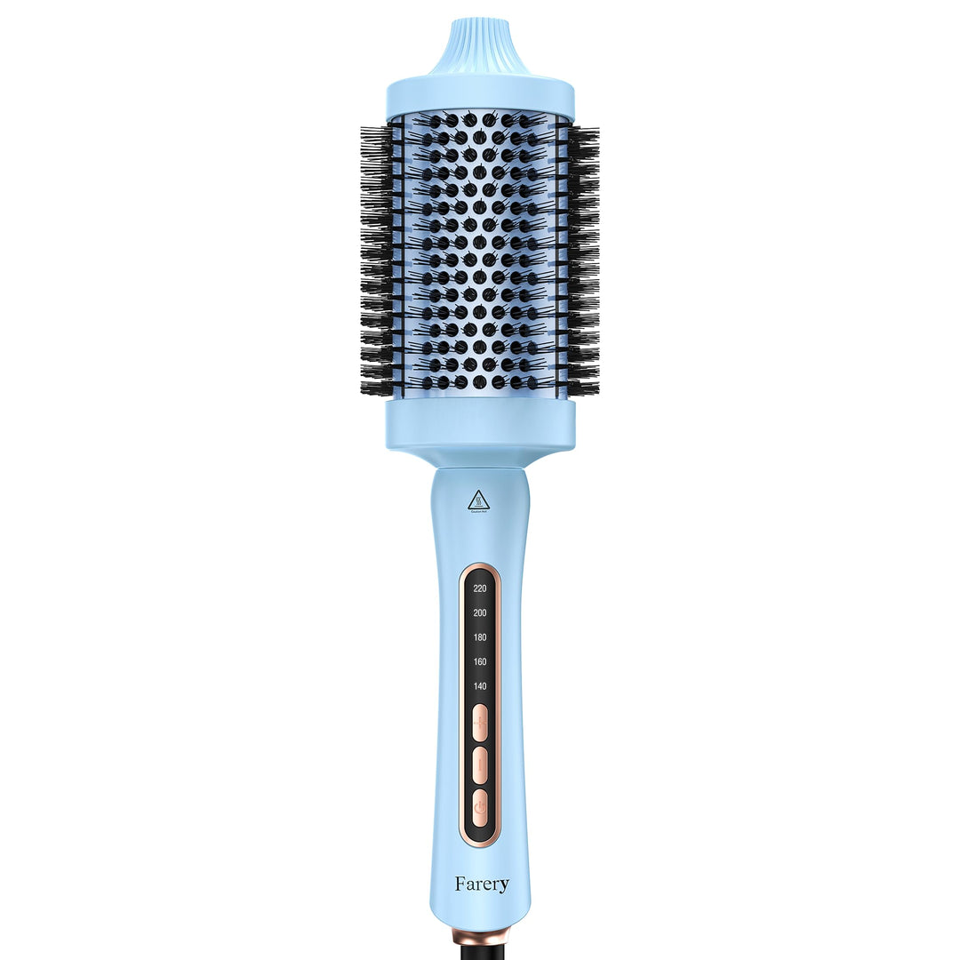 Farery Thermobürste, Thermal Brush, 60mm Heisse Bürste für lockeres & voluminöses Haar, Keramik-Turm