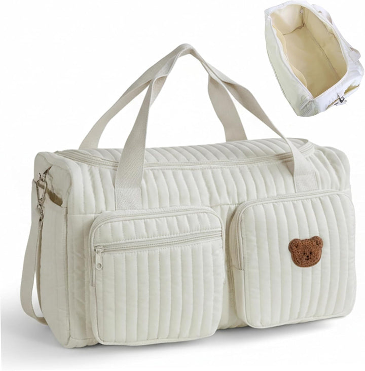 Mama-Baby-Reisetasche – gesteppte Wickeltasche mit grossem Fassungsvermögen für Frauen mit mehreren