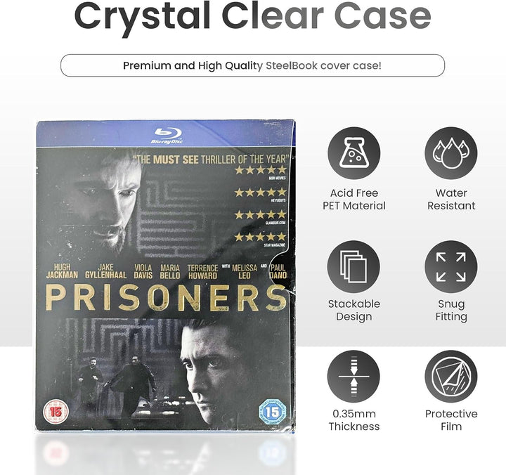 Steelbook Schutzhüllen/Schutzhüllen für Blu-ray, 1-100 Stück, 50 Stück, 50
