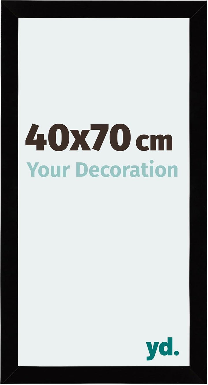 yd. Your Decoration - Bilderrahmen 40x70 cm - Bilderrahmen aus MDF mit Acrylglas - Antireflex - Ausg