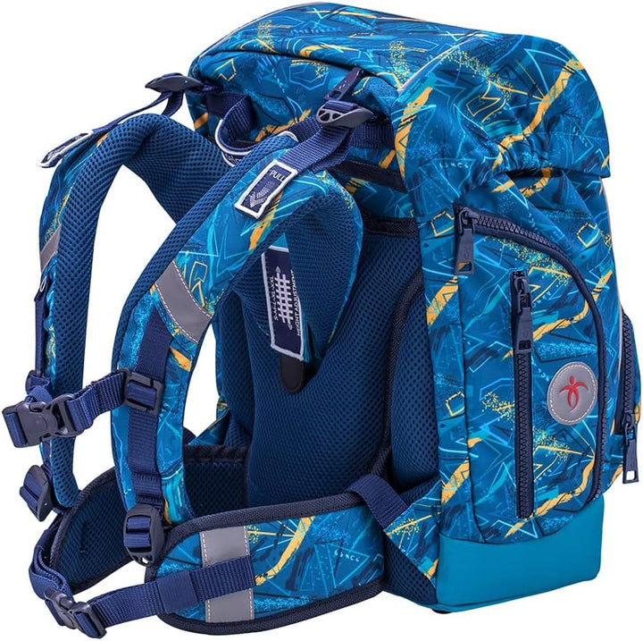 Belmil Premium Comfy Plus Schulranzen Set 5-teilig Für kleine Kinder, Erstklässler mit Patch Set 6 S