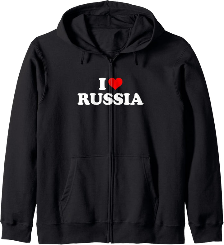 Russland - I Heart Russia - I Love Russia Kapuzenjacke