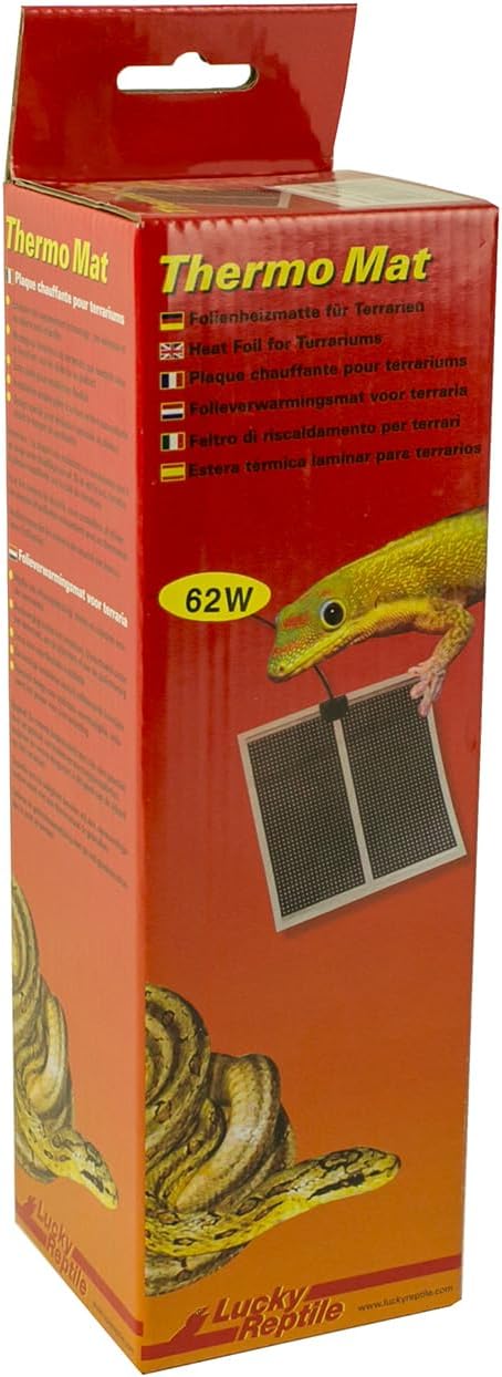 Lucky Reptile Thermo Mat 62 W, Heizmatte für Reptilien und Pflanzen, 1 Stück (1er Pack) 62 Watt, 62