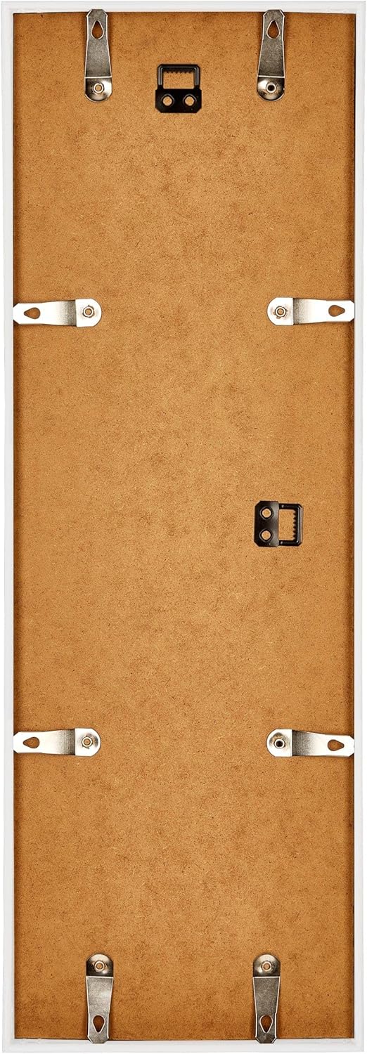 yd. Your Decoration - Bilderrahmen 37.5x98 cm - Weiss Hochglanz - Bilderrahmen aus Kunststoff mit Ac