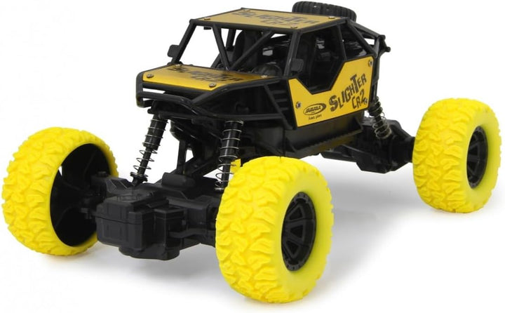 JAMARA Slighter CR2 RC Crawler Diecast 2,4GHz – gefedertes Fahrwerk, Gummibereifung, Spur einstellba
