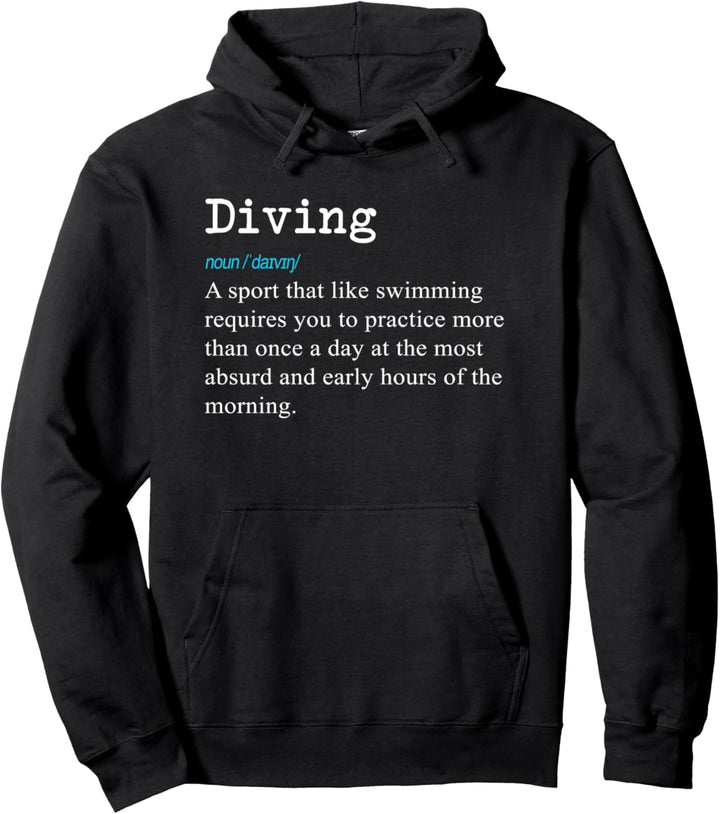Funny Sprungbrett Divers & Diving Definition Geschenk Pullover Hoodie