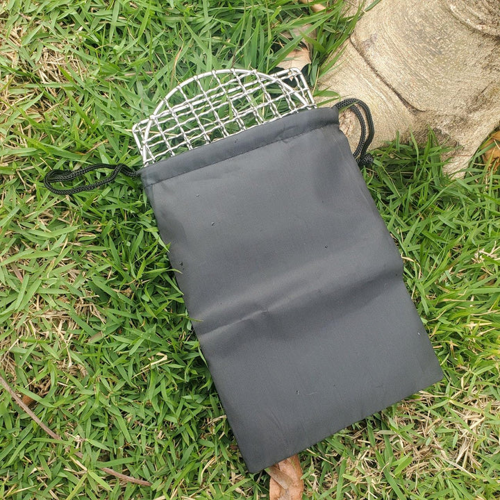 2 Stück Backpacker Bushcraft Grillrost Edelstahl BBQ Kochen Grill Mesh Lagerfeuer Grill Quadratisch