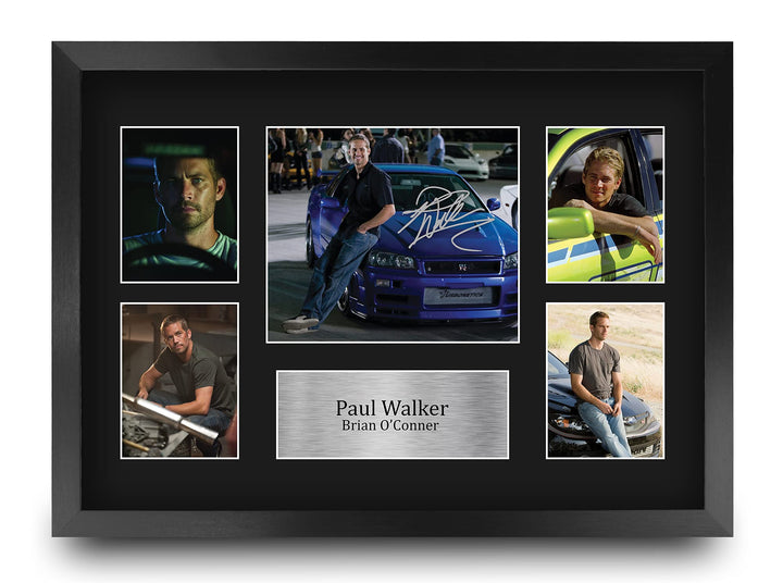 HWC Trading FR A3 Paul Walker Fast and Furious Geschenke Gedruckt, Signiert Autogramm Bild Display F