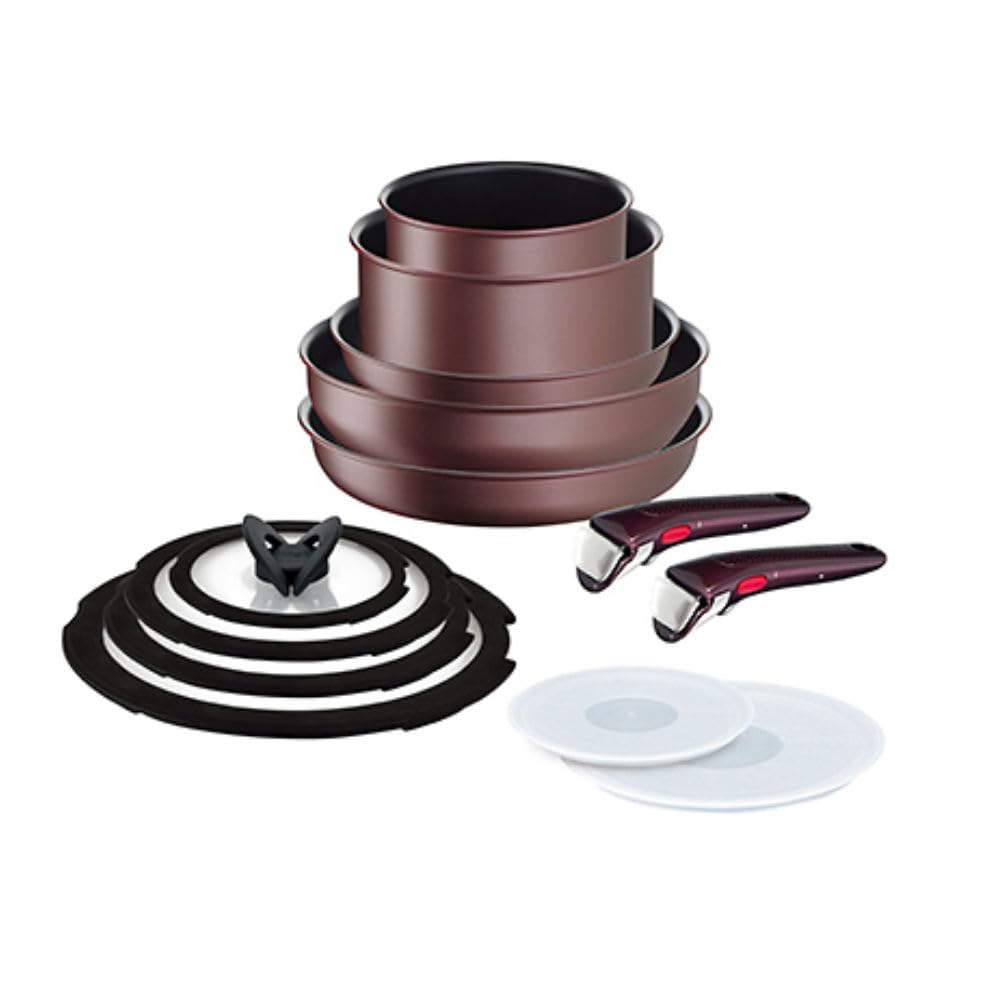 Tefal Ingenio IH Brown Unlimited L3859292 Kochgeschirr, 13-teilig, für alle Herde + Induktion