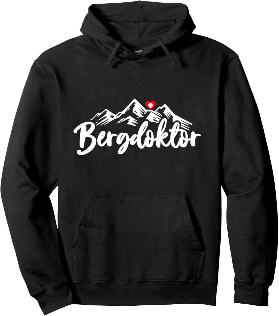 Bergdoktor Berge Alpen Apres Ski Wander Erste Hilfe Geschenk Pullover Hoodie