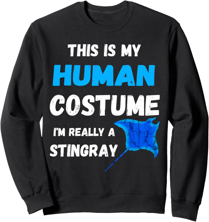 Manta Rochen Kostüm Stachelrochen Ozean Meeresbewohner Sweatshirt
