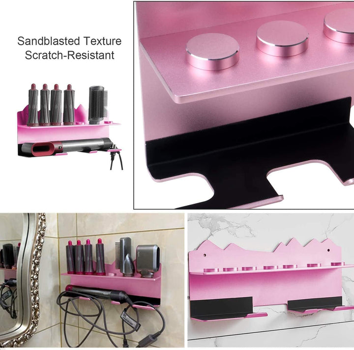 Luchs – Wandhalterung Organizer für Dyson Airwrap Haarstyler Lockenwickler Locken Haartrockner Halte