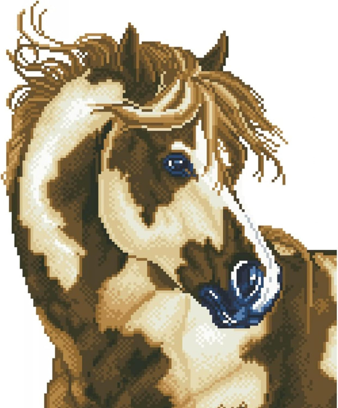 Diamond Dotz DD9-035 Pferd, ca. 35,5 x 45,7 cm gross, Diamond Painting, Malen mit Diamanten, funkeln