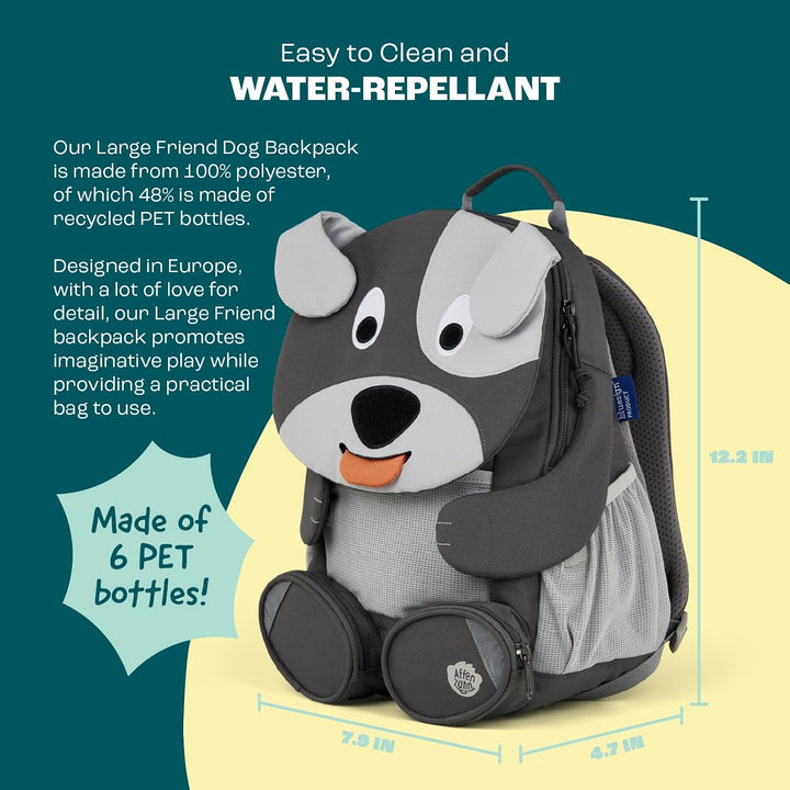 Affenzahn Kinderrucksack Grosser Freund | Kindergartenrucksack für Kinder von 3 bis 5 Jahren mit fun