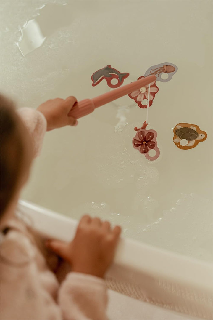 Little Dutch Angelspiel Badespielzeug für Baby Kleinkind - rosa