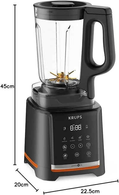 Krups Highspeed- Standmixer InfinyMix KB9158 | 1600 W | 5 automatische Programme + manuelle Einstell