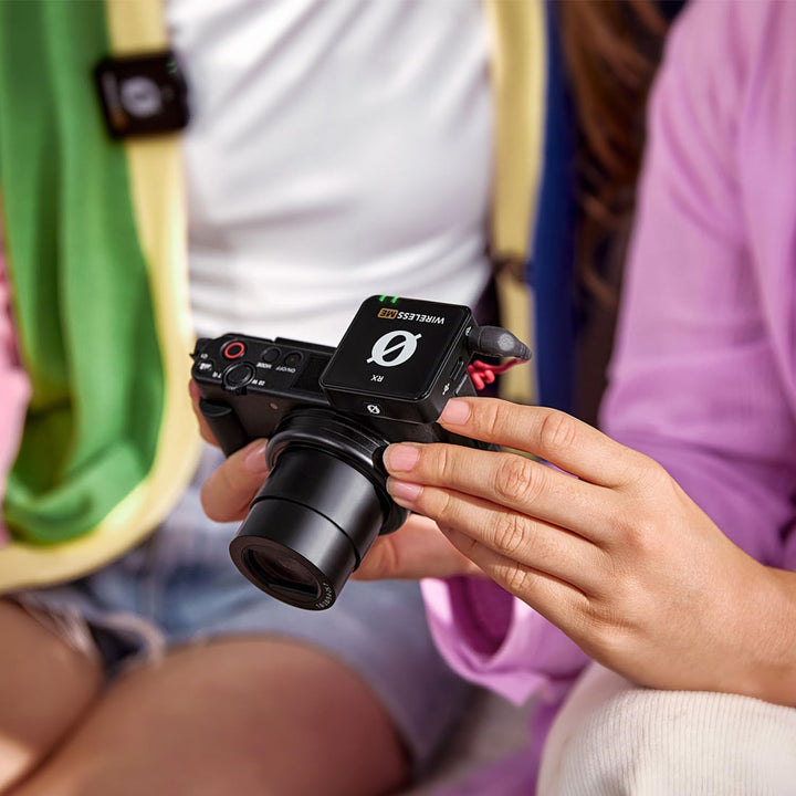 Rode Wireless ME Drahtlos-Mikrofon-Set + Interview GO Griff-Handadapter + keepdrum Fell-Windschutz B