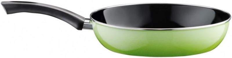 Riess, 0057-036, Emaille Pfanne extra stark, NOUVELLE, SMARAGD, Durchmesser 28 cm, Höhe 6.5 cm, Inha