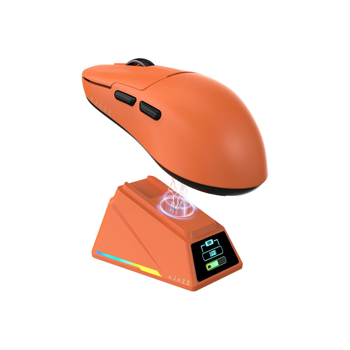 AJAZZ AJ159 APEX Wireless Gaming Mouse with RGB Magnetic Charging Base, Lightweight 56 Gram Design,