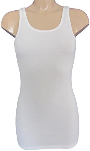 HERMKO 1317 3er Pack Damen Unterhemd extralang; längeres Achselhemd (+10cm) aus 100% Bio-Baumwolle X