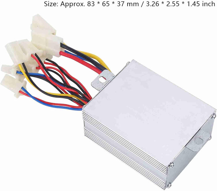 MAGT Motor Controller 24V 500W, Bürsten Motor Controller für Elektrofahrrad Elektroroller E-Bike E S