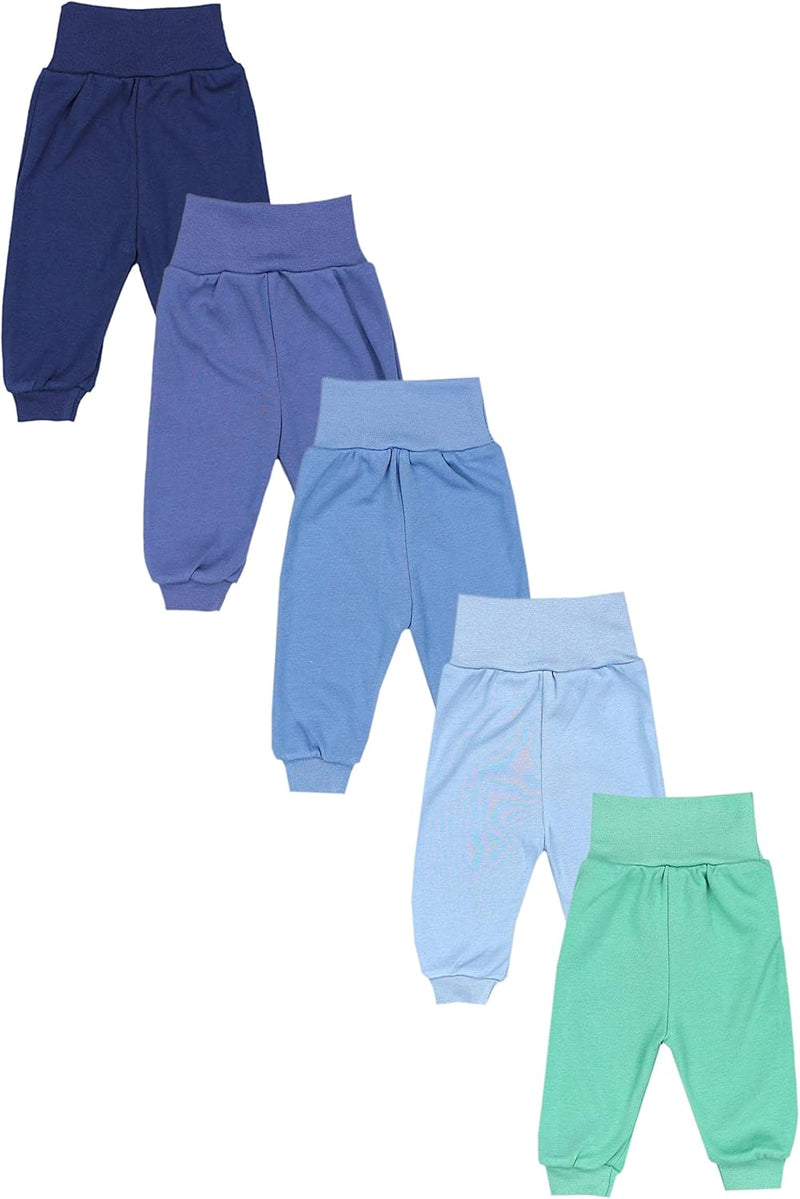 TupTam Unisex Baby Pumphose 5er Pack aus Oeko-Tex zertifizierten Materialien Langhose Unisex 74 Dunk