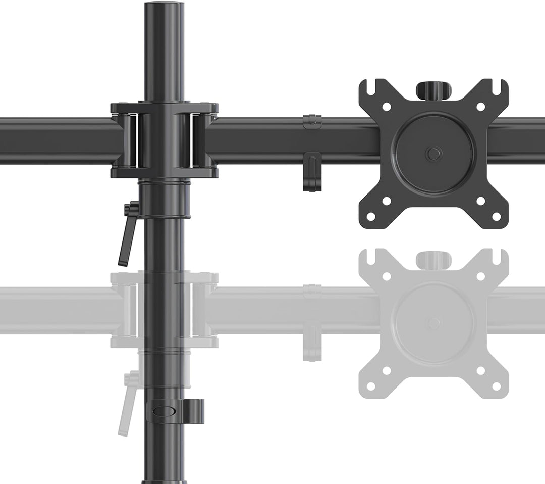 HFTEK - Bildschirmhalterung Für 6 Monitore Von 15 Bis 27 Zoll VESA 75/100 Arm Halterung Mount Monito