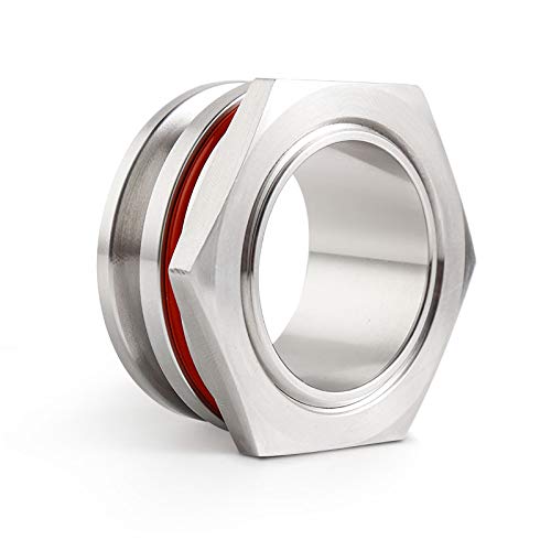 FURVOCHY 2" TC Bulkhead Compression Fitting Homebrew Weldless Bulkehad 304 Stainless Steel Homebrew