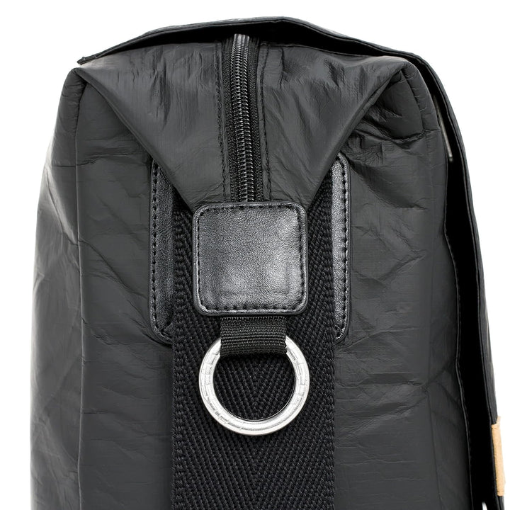 LÄSSIG Baby Wickeltasche Stylische nachhaltig Umhängetasche inkl. Zubehör / Messenger Bag Tyvek, sch