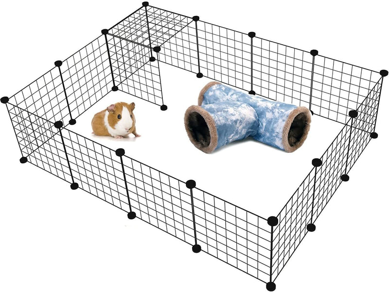 LeerKing Kaninchen Tunnel Meerschweinchen Röhren Kuscheltunnel waschbar Kuschelhöhle Spielzeug für R