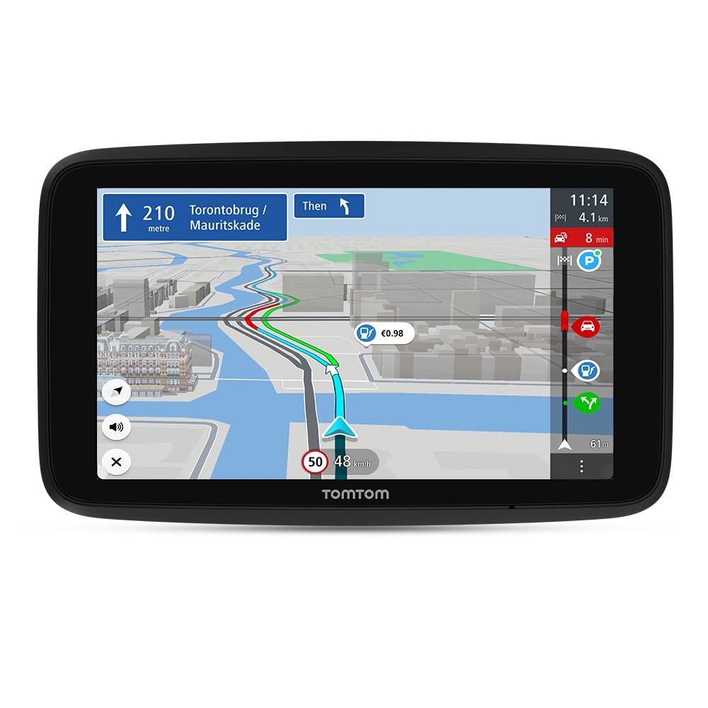TomTom Navigationsgerät GO Discover (5 Zoll, Stauvermeidung Dank TomTom Traffic, Karten-Updates Welt