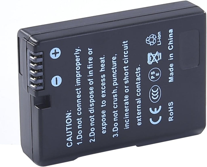 DSTE®（2 Pack） Ersatz Batterie und DC111E Reise Ladegerät Compatible für Nikon EN-EL14 EN-EL14A DF D3