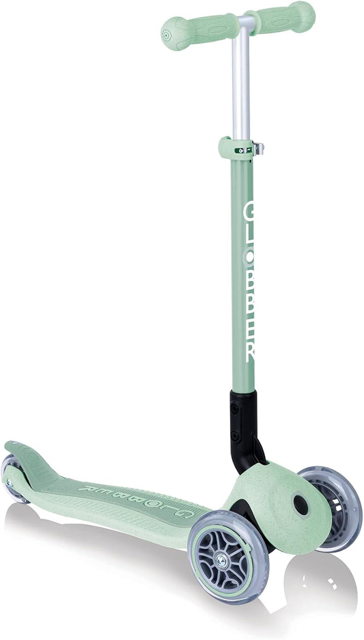 GLOBBER GO-UP Foldable Plus ECO – 3 in 1 Dreirad, Laufrad und Scooter, 120/80 mm, 3-rädrig, höhenver