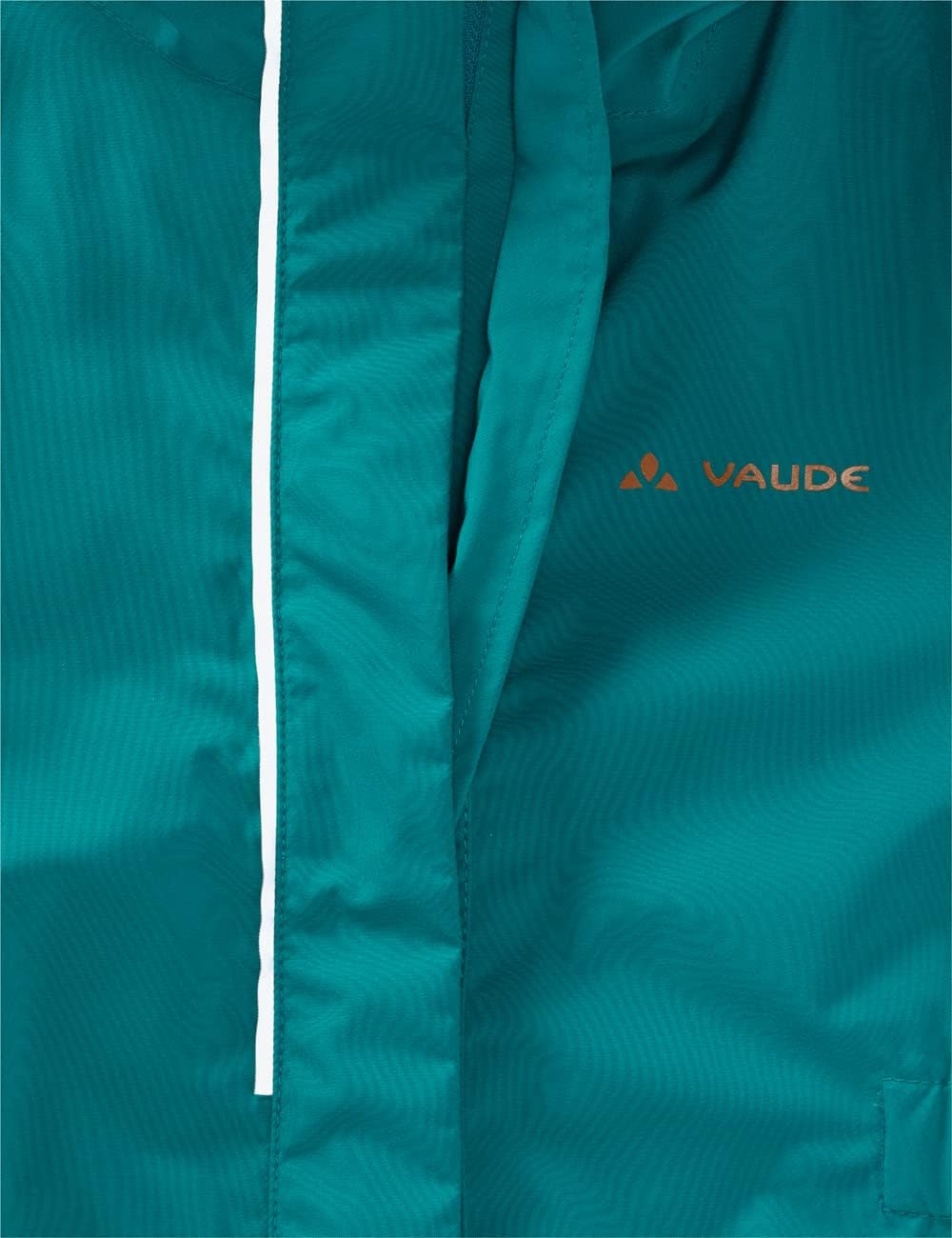 VAUDE Unisex Kinder Kids Rain Coat Girls Jacke 110-116 wave, 110-116 wave