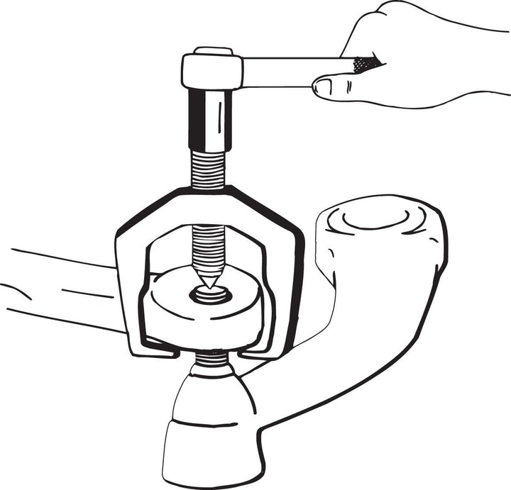 Lisle 41970 Heavy Duty Pitman Arm Puller for Ford Schwerlast-Abzieher für Lenkhilfen, Schwerlast-Abz