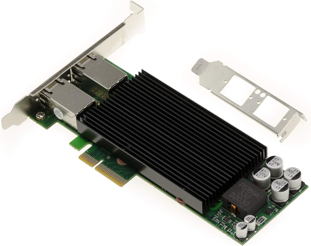 KALEA-INFORMATIQUE Netzwerkkarte 2 Ports Gigabit Ethernet RJ45 auf PCIe x4-Anschluss. Power Over Eth