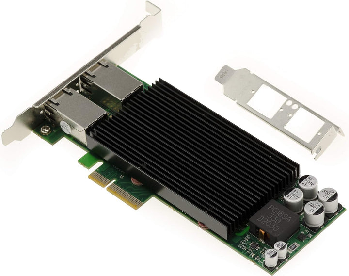 KALEA-INFORMATIQUE Netzwerkkarte 2 Ports Gigabit Ethernet RJ45 auf PCIe x4-Anschluss. Power Over Eth