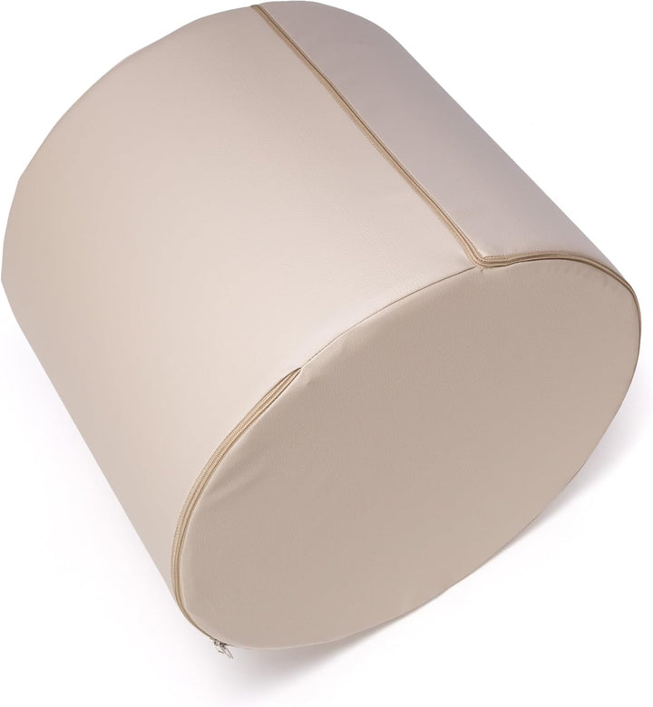 Ecopuf Pouf Hocker Roller - Gepolstert Sitzhocker aus Kunstleder - Ultraleicht - Abnehmbaren Bezug B