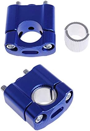 MASO Motorrad Lenker Riser 7/8 '' 22mm & 11/8 '' 28mm Langlebige Aluminiumlegierung Lenker Klemme -