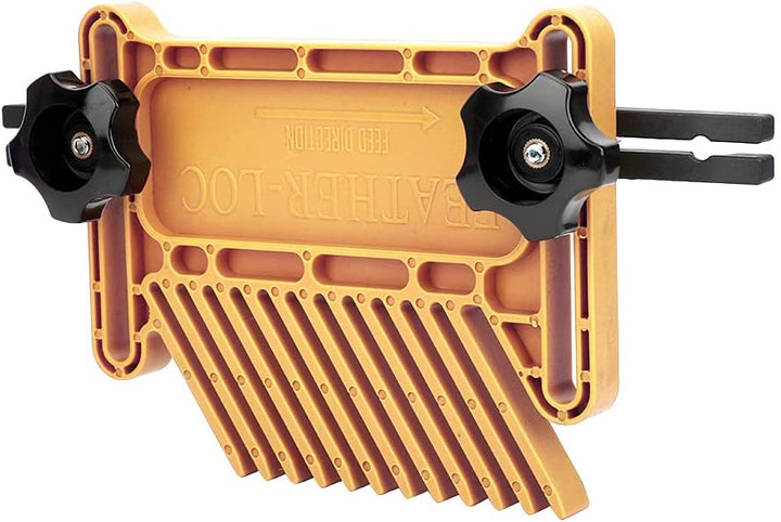 Holzbearbeitung Federbrett Sicherheitsvorrichtung Inverted Square Einzigartige Fasenrille für Tischs