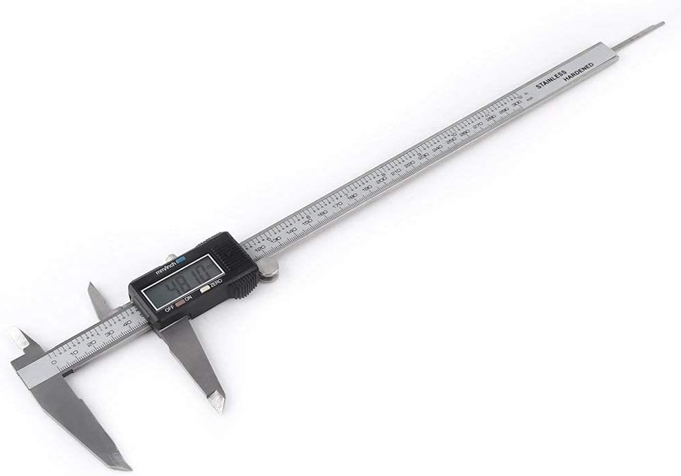300mm Digital Messschieber Zoll/Bruchstücke/Millimeter Umwandlung 0-12 Zoll Schieblehre Edelstahl Kö