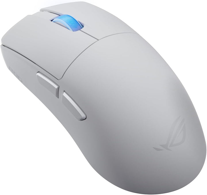 ASUS ROG Harpe II Ace White Wireless Gaming Maus (48 Gramm, semisymmetrische Esport Mouse, ROG AimPo