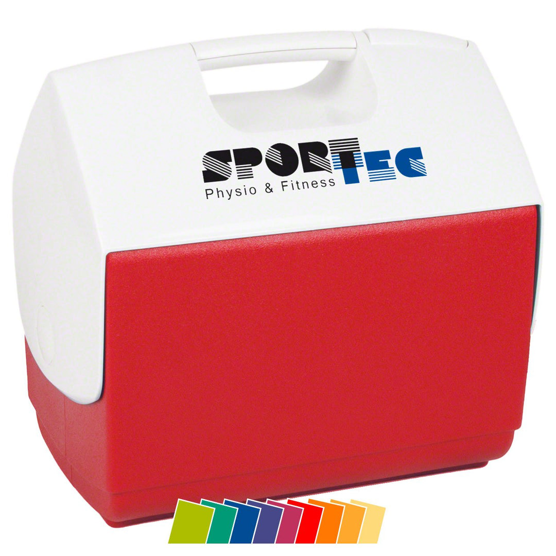 Sport-Tec Eisbox klein, Kühlbox, Kühltasche, Eiskoffer, Erste Hilfe, Fussball, 14 l Rot, Rot