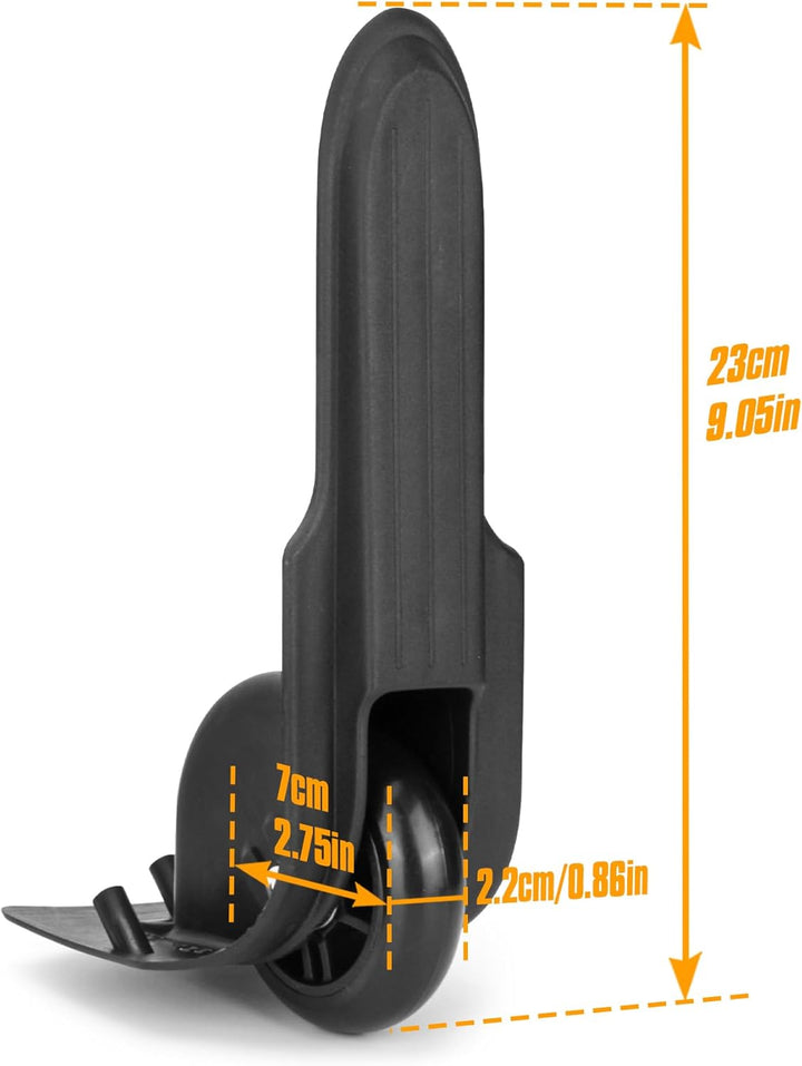 Volein 1 Pair Kofferrollen Gepäck Ersatzräder Gummi Koffer Ersatzräder Ersatzrollen(VD011), VD011