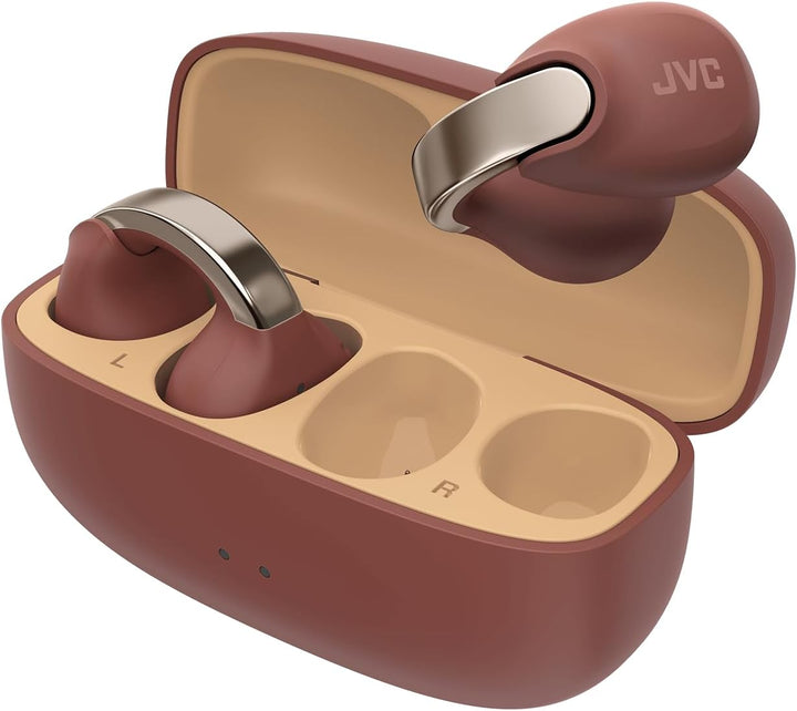 JVC NEARPHONES HA-NP1T-T True Wireless Earphones in Jewellery Design, Comfortable Fit, Quick Charge