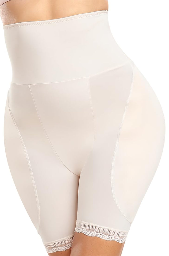 YINGKE Damen Miederpants Gepolstert Po Push Up Butt Lifter Miederhose Kontrolle Shapewear Figurforme