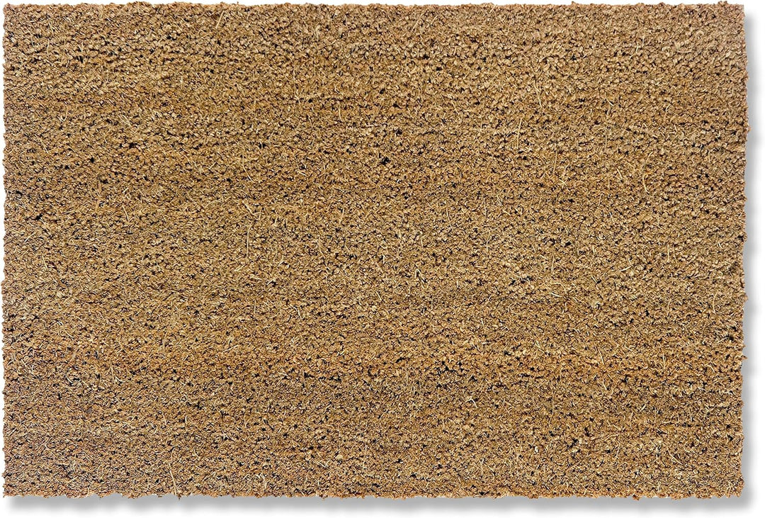 Carpido rutschfeste Kokosmatte - 2er Set 40 x 60 cm Natur - nachhaltige Naturfaser für den überdacht