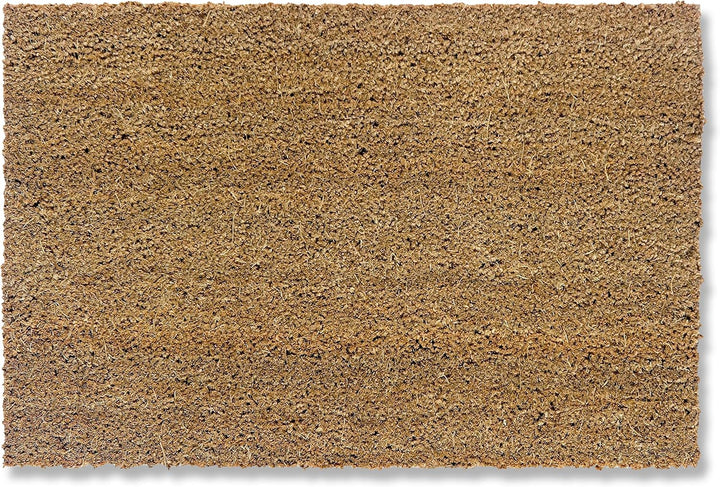 Carpido rutschfeste Kokosmatte - 2er Set 40 x 60 cm Natur - nachhaltige Naturfaser für den überdacht